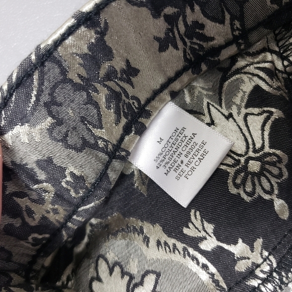 Altard state black & gold jeggings size medium - Picture 2 of 10